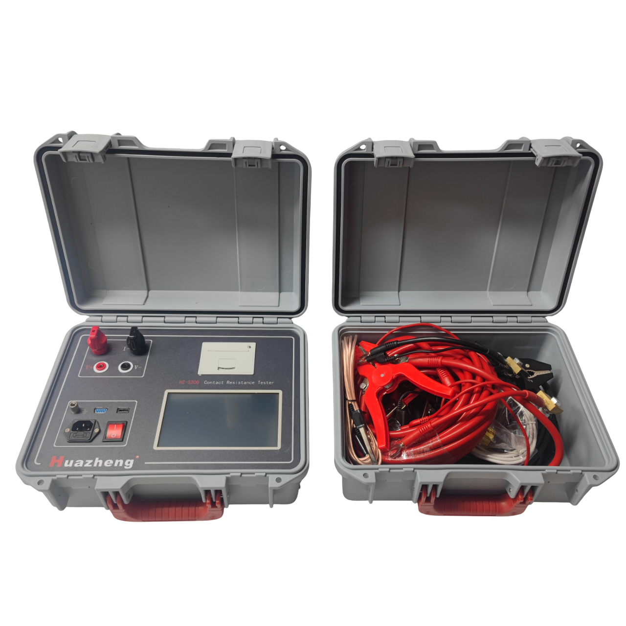 Huazheng HZ-5200 contact resistance tester 200A contact loop resistance tester circuit breaker contact resistance meter contact resistance test sets