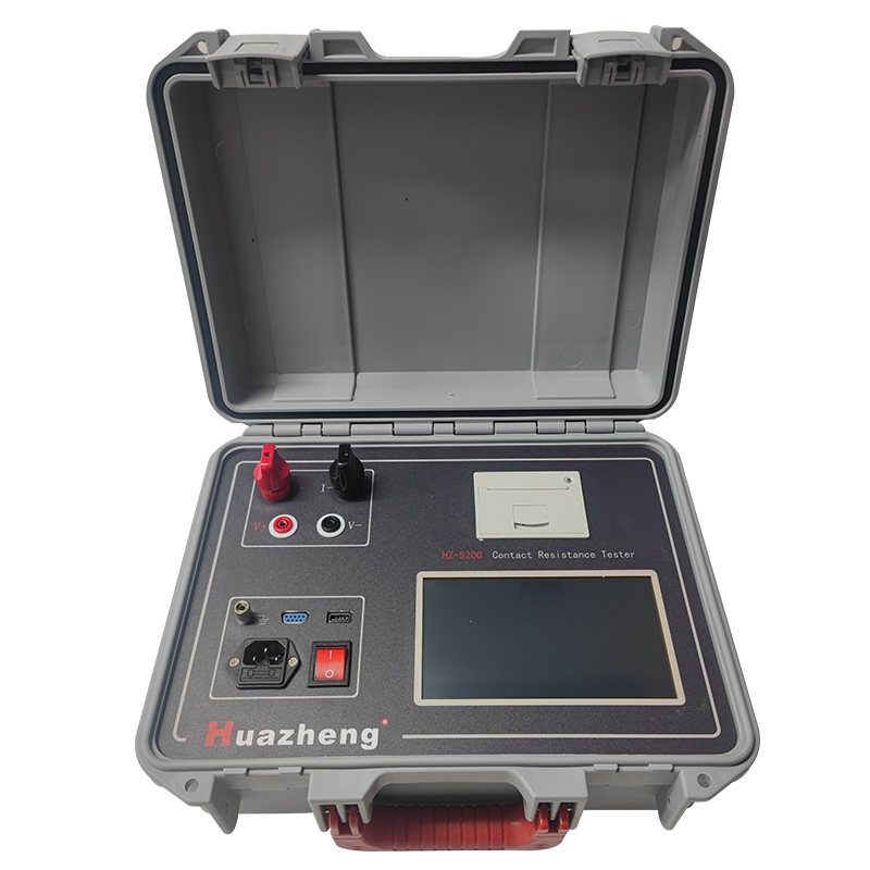 Huazheng HZ-5200 contact resistance tester 200A contact loop resistance tester circuit breaker contact resistance meter contact resistance test sets